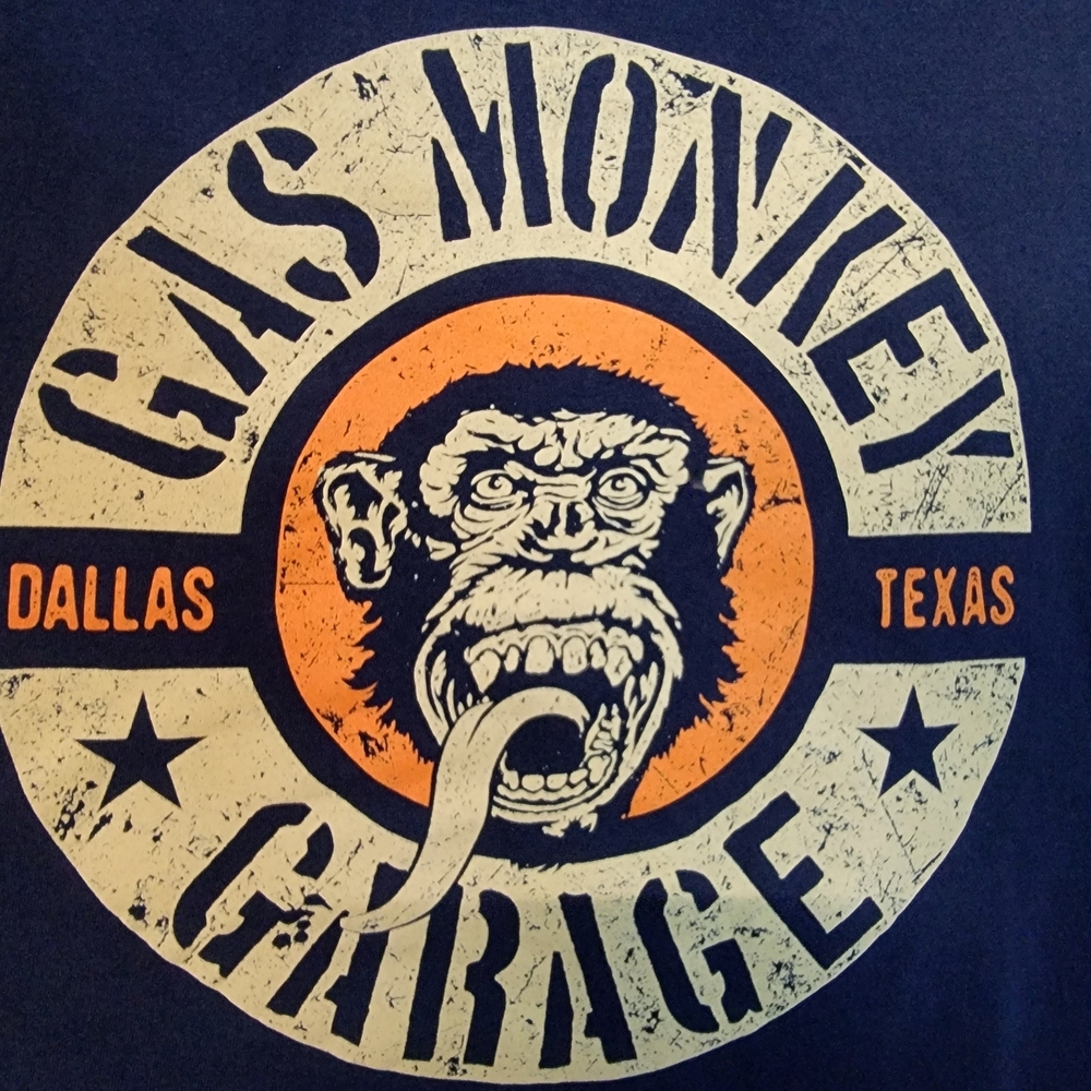Gas Monkey Garage Navy Graphic Tee - Picture 2 of 7